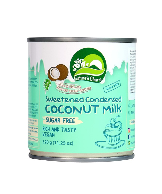 Mléko kokosové KONDENZOVANÉ bez cukru 320g